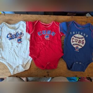 Chicago Cubs Baseball Onesies